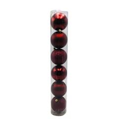 BOLA NAT LISA/FOSC 7CM C/6 VINHO KX9693