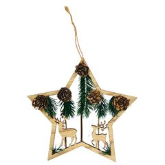 PENDENTE ESTRELA/RENA/PINHA WF1202