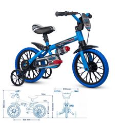Bicicleta Nathor Aro 12 Veloz Com Garrafinha