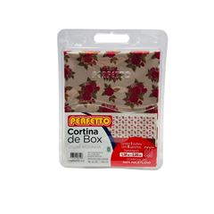 CORTINA P/BOX VISOR (10) ROSINHA 17013