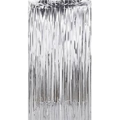 Cortina Met Decor 1x2m Prata 5502