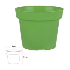 VASO PLAST 7X9CM M9 VD 52468