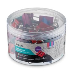 PRENDEDOR PAP BAZZE 25MM 48P COLOR 618982