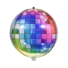 Balao Metalizado Globo Discot 8691