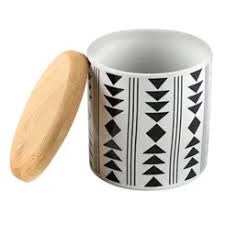 VASO CERAMICA/BAMBU DVA127