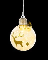 BOLA NATAL DECOR RENA ALASKA NTB70005