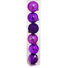 Bola Natalina Mista Sortidas Violeta
