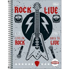 CADERNO CD PEPPER 10X1 160F 159883