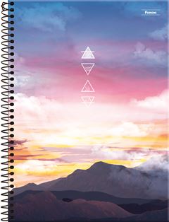 CADERNO CD 4 ELEMENTOS 10X1 160F 8026
