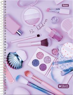 CADERNO CD LIKE IT 10X1 160F 9356