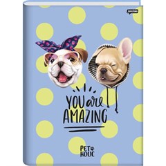 CADERNO BROC CD PET HOLIC 80F 69074