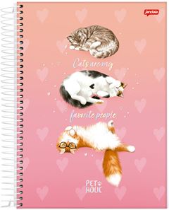 Caderno Cd Pet Holic 15x1 240f 69026