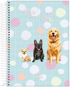 Caderno Cd Pet Holic 15x1 240f 69026