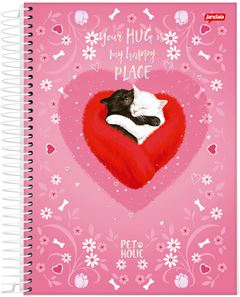 Caderno Cd Pet Holic 15x1 240f 69026