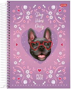 Caderno Cd Pet Holic 15x1 240f 69026