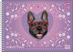 CADERNO CARTOG CD PET HOLIC 80F 69075