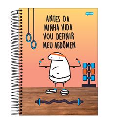 Caderno Capa Dura 15x1 Flork 240 Folhas