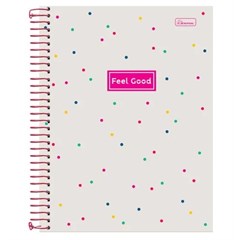 CADERNO CD I FEEL GOOD 10X1 160F 0112003