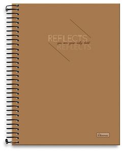 Caderno Universitário Cadersil Reflects 80 Folhas