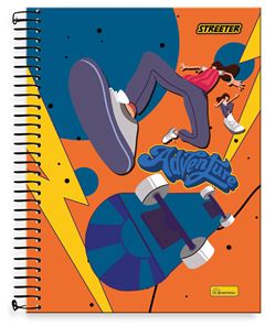CADERNO CD STREET 10X1 160F 0724003