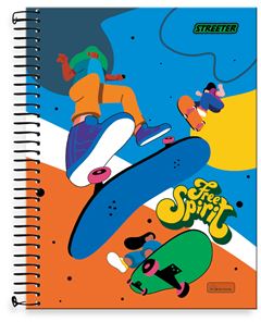 CADERNO CD STREET 10X1 160F 0724003