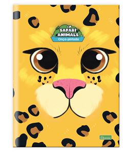 Caderno 1/4 Broch Saf Animals 80f 0122002