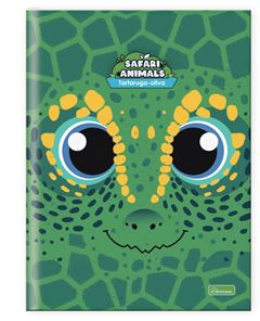 Caderno 1/4 Broch Saf Animals 80f 0122002