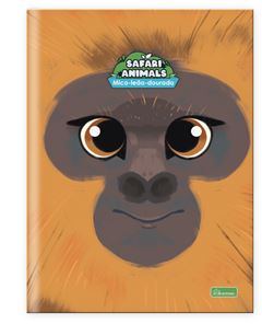 Caderno 1/4 Broch Saf Animals 80f 0122002