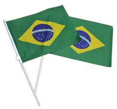Bandeira do Brasil com Haste