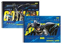 CADERNO CARTOG CD BATMAN 80F 8687