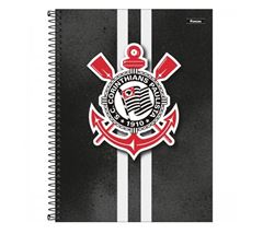 Caderno Capa Dura 15x1 Corinthians 240 Folhas