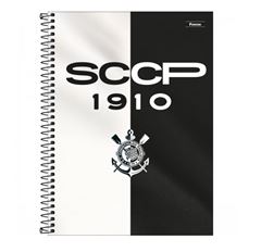 Caderno Capa Dura 15x1 Corinthians 240 Folhas