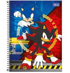 CADERNO CD SONIC 1X1 80F 342980