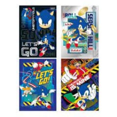 Caderno 1/4 Broch Sonic 80f 343005