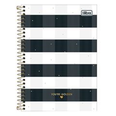 Caderno 1/4 Espiral Capa Dura West Village 80 Folhas