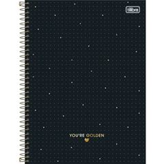 Caderno 1/4 Espiral Capa Dura West Village 80 Folhas