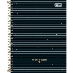 Caderno 1/4 Espiral Capa Dura West Village 80 Folhas
