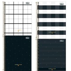 Caderno 1/4 Espiral Capa Dura West Village 80 Folhas