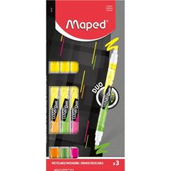 MARCA TEXTO MAPED FLUO DUO 3P 734127