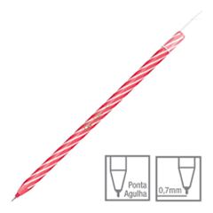 Caneta Dis Spiro Esferográfica 0.7mm 12 Unidades Vermelho