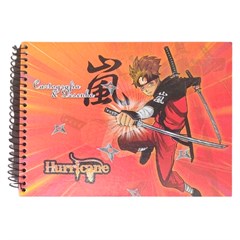 CADERNO CARTOG CD 96F HURRACANE 6007