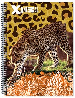 CADERNO CD X-ANIMAL 1X1 80F 6212