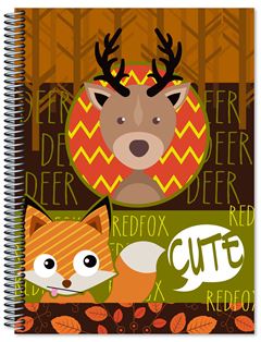 CADERNO CD CUTE 1X1 80F 6071
