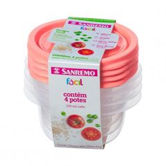 POTE SANREMO 4P 230ML SR105/4C