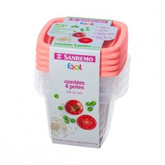 POTE SANREMO 4P 200ML SR120/4C
