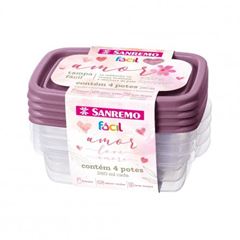 POTE SANREMO 4P 280ML SR160/4C