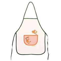 Avental Infantil Cristal com Bolso Leo & Leo