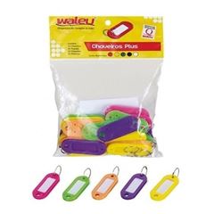 CHAVEIRO C/ETIQ WALEU 25P NEON 0013 (30)