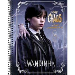 CADERNO CD WANDINHA 1X1 80F 348392