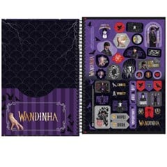 CADERNO CD WANDINHA 1X1 80F 348392